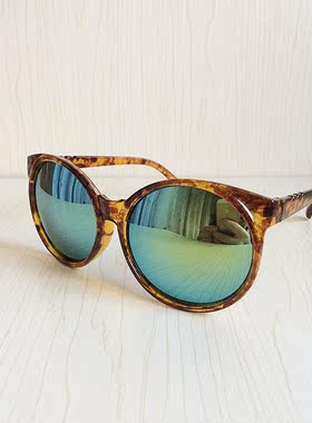 墨镜圆形时尚风太阳眼镜范范同款