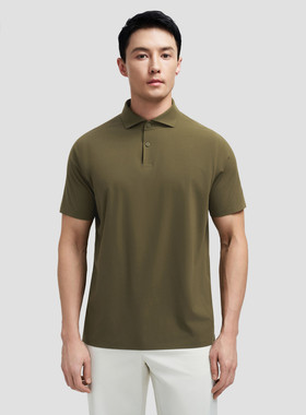 DESCENTE迪桑特DUALIS系列都市通勤男士短袖POLO衫