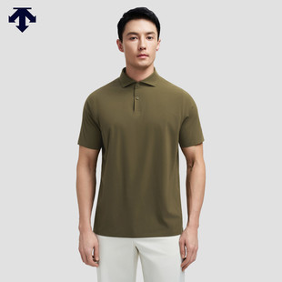 DESCENTE迪桑特DUALIS系列都市通勤男士短袖POLO衫