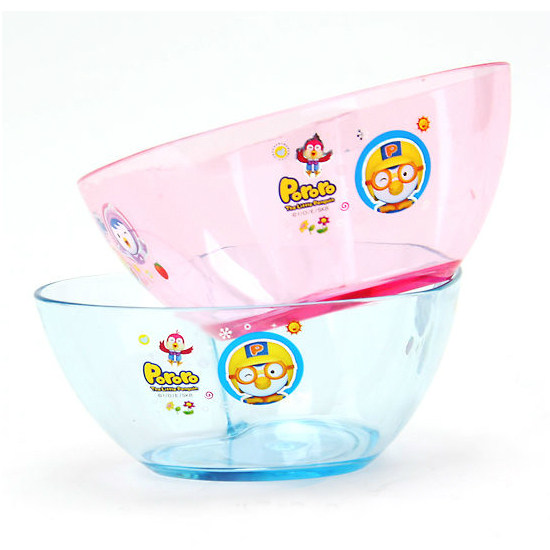 Pororo儿童碗心形两色可选