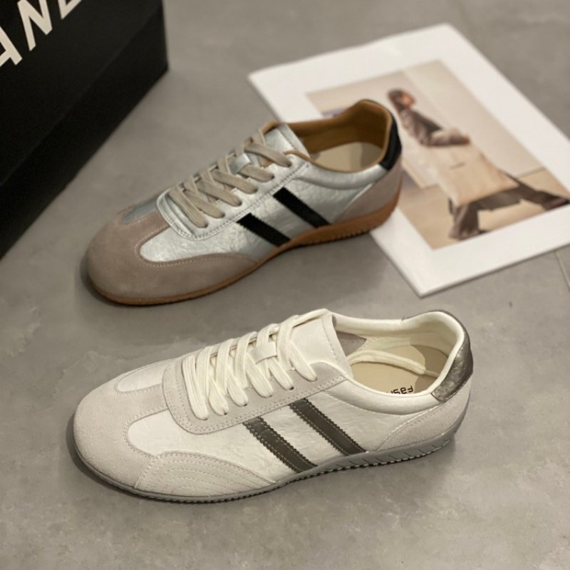 拼色德训鞋女2026德式风格低帮百搭系带休闲鞋复古阿甘鞋平底板鞋,女鞋,时尚休闲鞋,淘宝优惠券,粉丝福利购,淘宝优惠卷