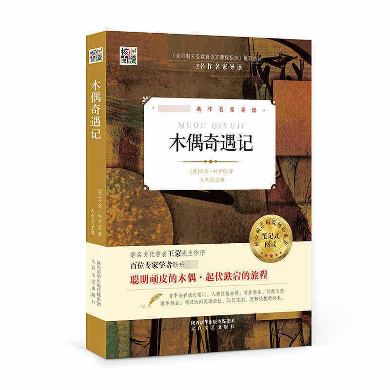木偶奇遇记核心阅读文学书系构建核心素养笔记式阅读《全日制义