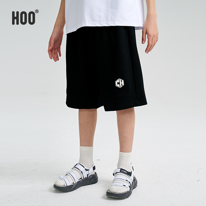 hoo男童短裤夏季2025新款青少年夏装儿童裤子中大童运动薄款中裤