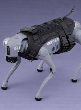 定制宇树机器狗go2战术背心系列马甲印logo展览演出服马夹魔术贴