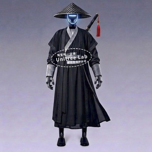宇树机器人G1U2衣服人形机器人演出服COS侠客古风服饰表演服汉服