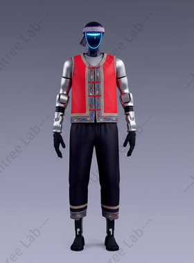 宇树机器人G1U2演出服春节新年衣服人形机器人套装商演活动服装