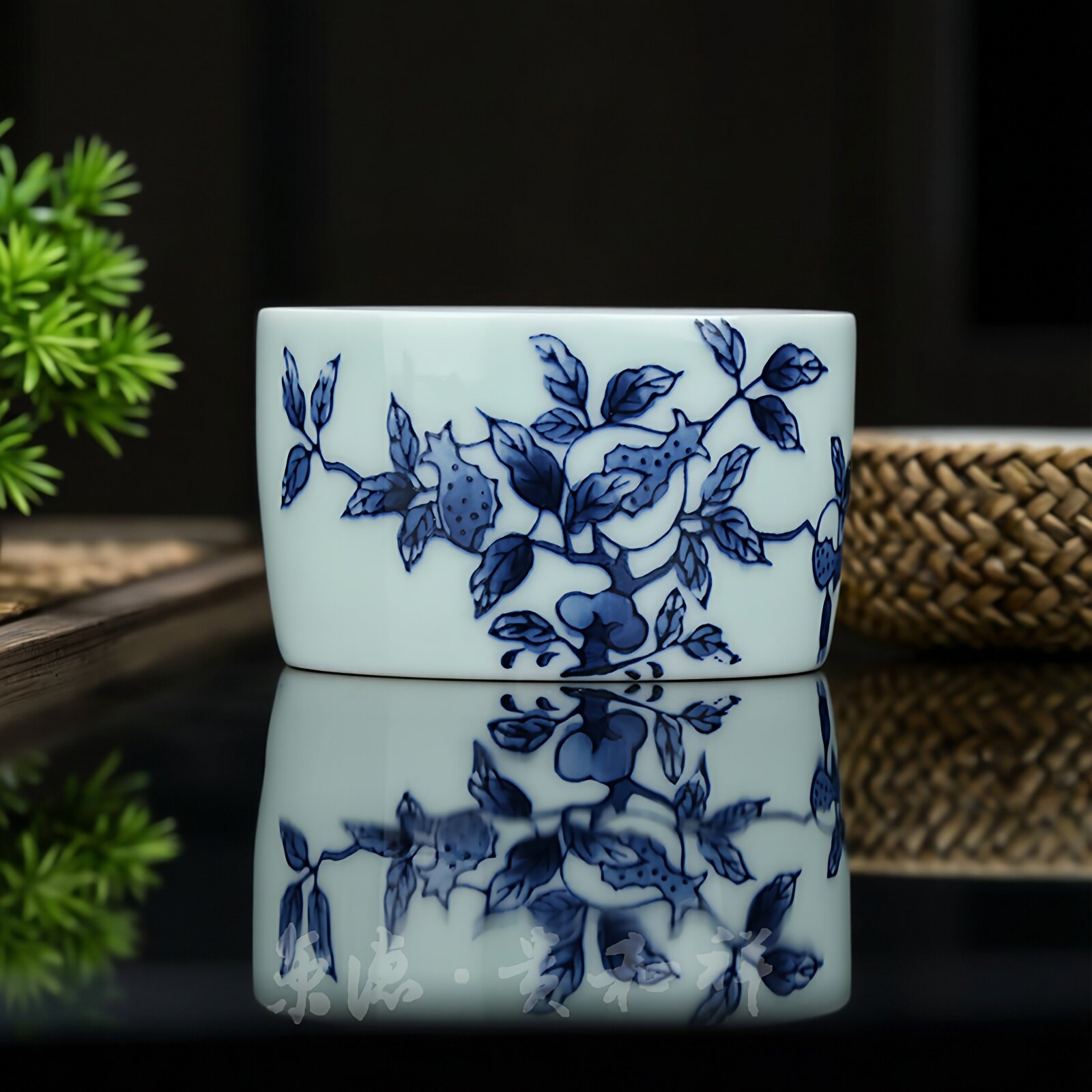 茶杯品茗杯功夫手绘茶盏贵和祥图片