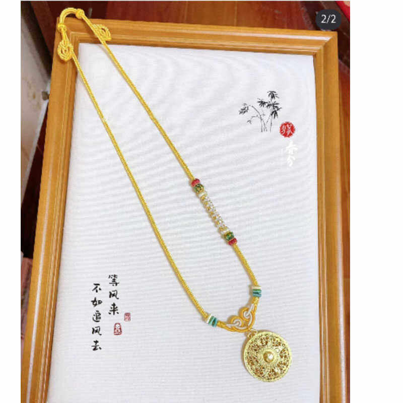 吊坠绳子项链绳全手工编织可调节挂绳高级绳翡翠金蜜蜡玉私人订制
