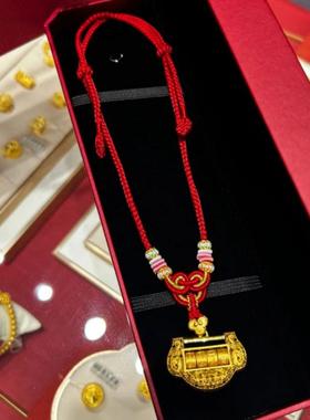 宝宝手工编织八股编绳项链