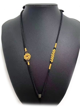 定制改桃花项链绳手工八股曼陀罗毛衣链挂链吊链梅花高端精品绳