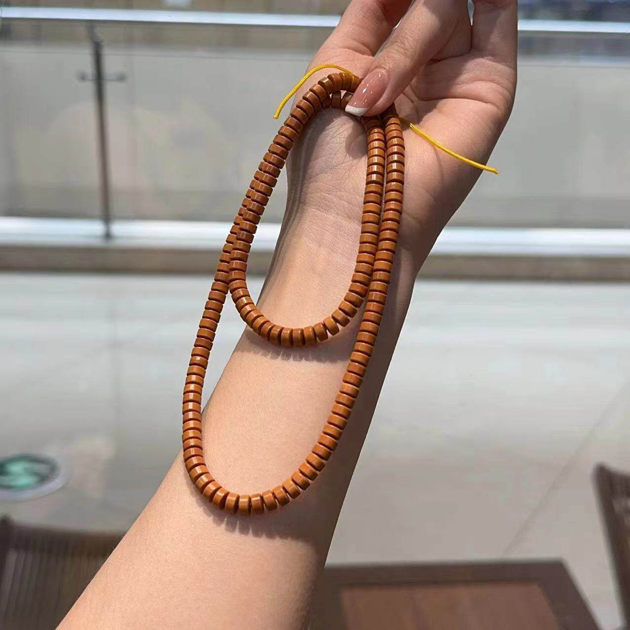 新品橄榄核核壁直切3*6长条半成品手工diy文玩时尚配饰佛珠手串