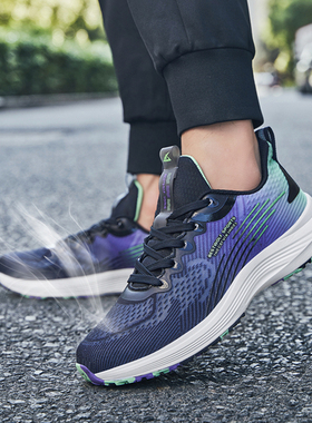 飙山狼秋季新款男子轻便舒适耐磨防滑双层网运动鞋LQ22769