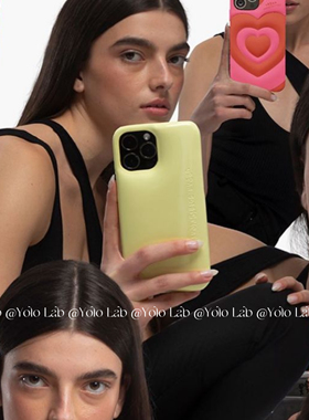 ig同款肥皂壳奶黄色适用iphone13苹果14软12promax手机壳简约纯色