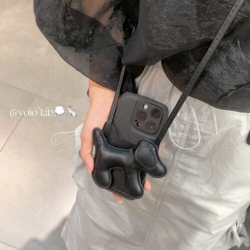 逛街实用便携挂绳苹果手机壳