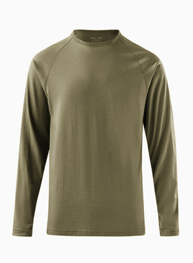 美利奴羊毛速干衣200克系列男吸湿排汗保暖透气户外徒步上衣