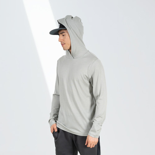 美利奴羊毛吸湿排汗帽衫