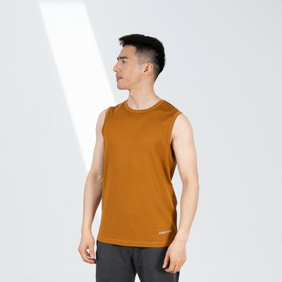 美利奴羊毛男士背心运动