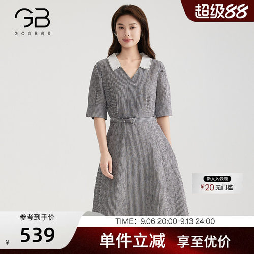 GOOBGS谷邦短袖连衣裙