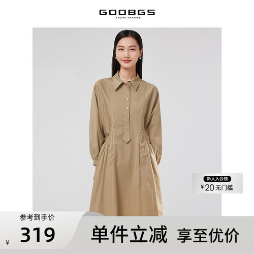 GOOBGS谷邦长袖连衣裙