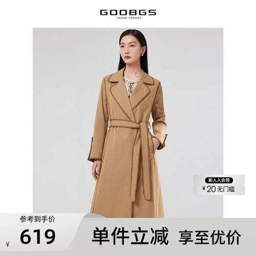 GOOBGS谷邦长款风衣女