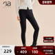 女外穿2025冬季 新款 高腰修身 谷邦黑色鲨鱼裤 显瘦加厚弹力小脚裤 子