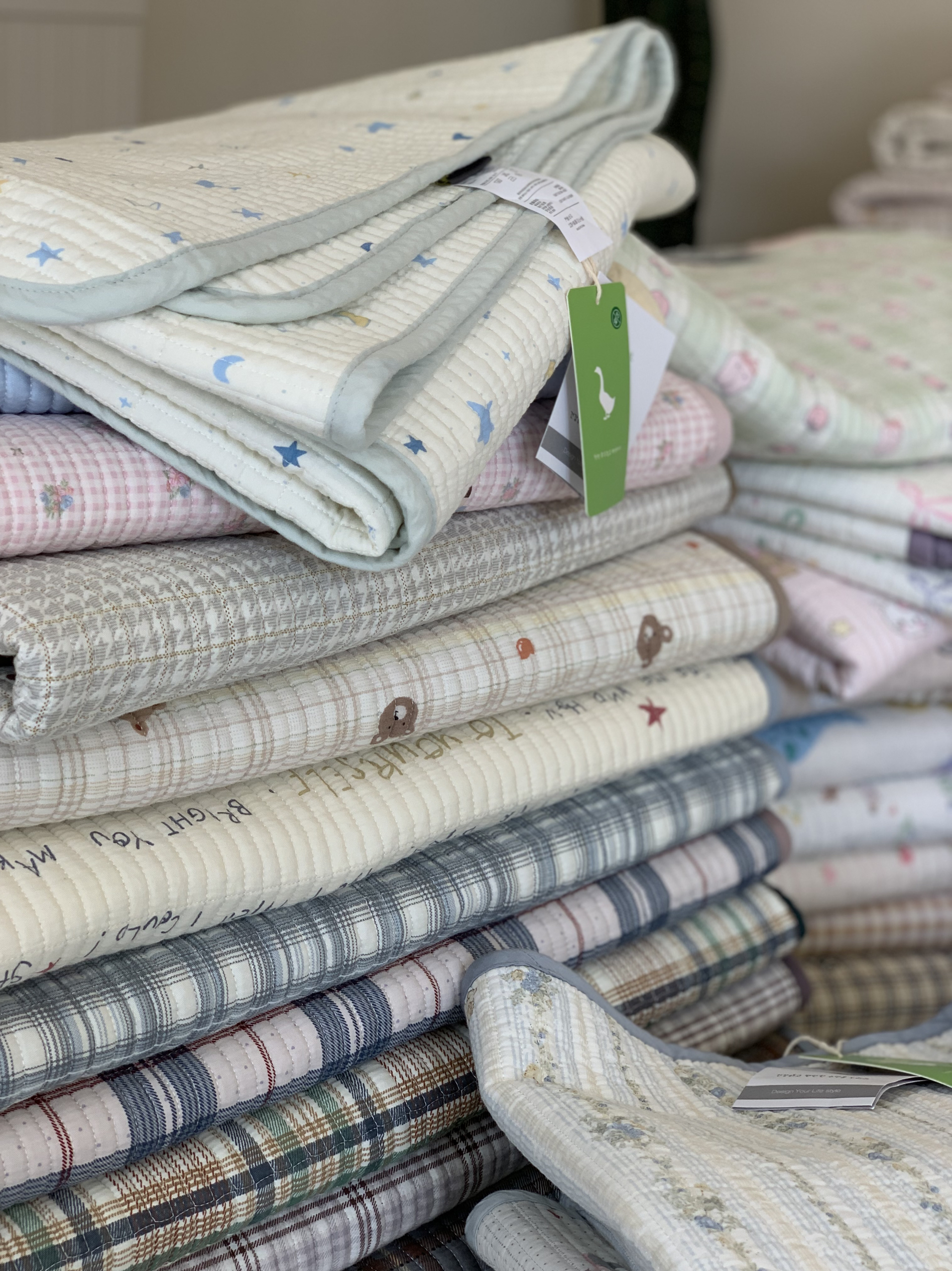 韩国大鹅全棉床盖学生宿舍床单双面纯棉绗缝夹棉垫子1米四季通用