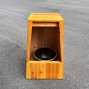 传统木质坐火桶户外碳火桶方形取暖神器火箱老人取暖可坐烘笼