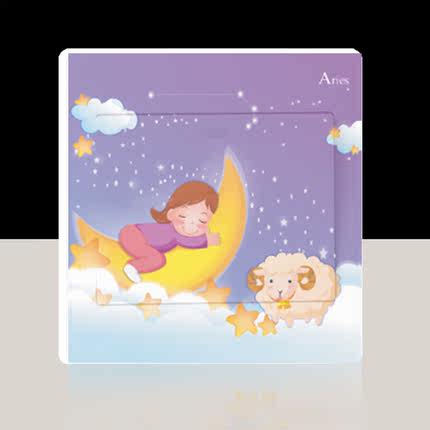 特价DIY开关贴可爱卡通真彩开关贴贴彩色开关贴插座宝宝开关贴