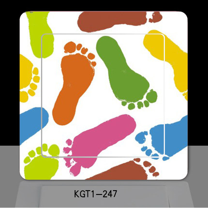 彩色卡通可爱开关贴【创意系列】儿童房间插座贴客厅书房开关装饰