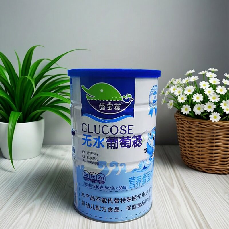 茵宝莱无水葡萄糖益生元钙铁锌240g食用葡萄糖粉口服独立包装食品