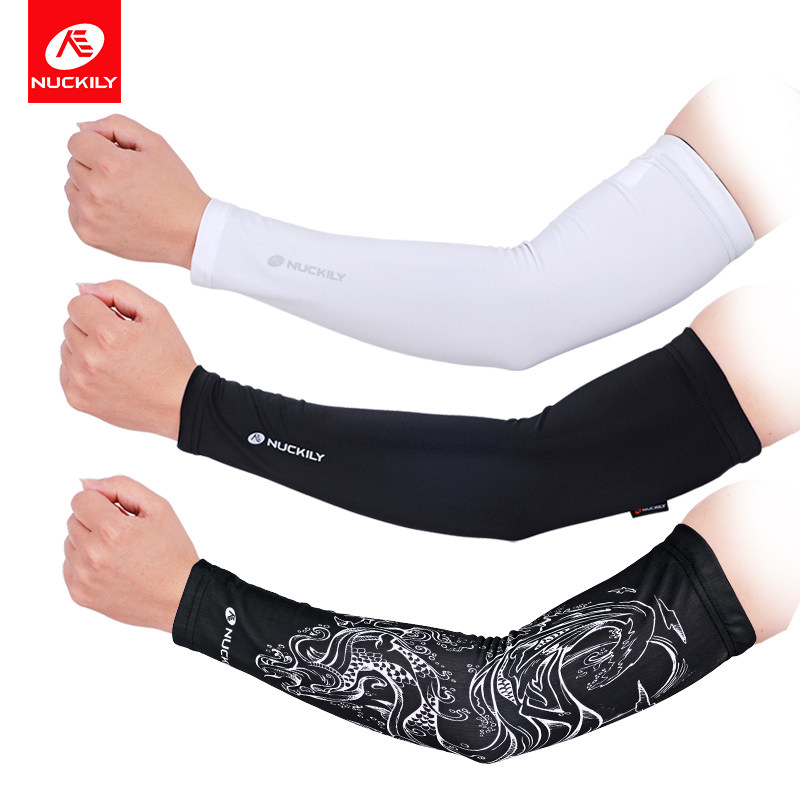 防晒冰丝凉冰袖夏季男女纹身护手花臂袖套骑行