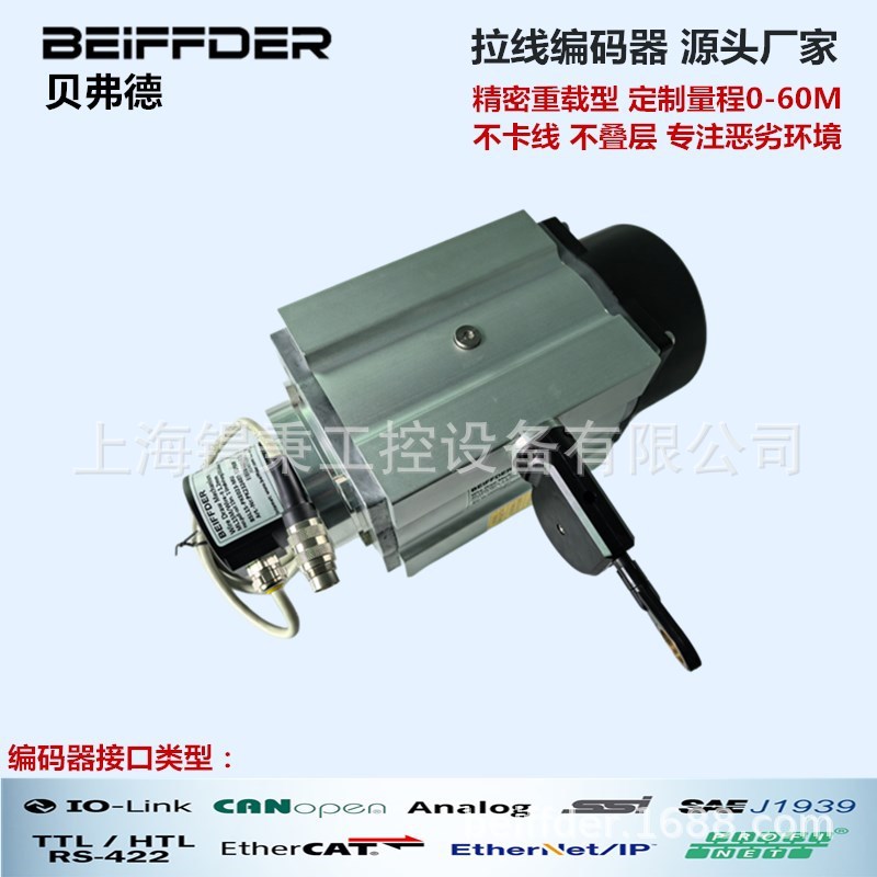 拉线编码器SL3015-X2/GS130/K/F拉绳位移传感器 测量长度高度开度