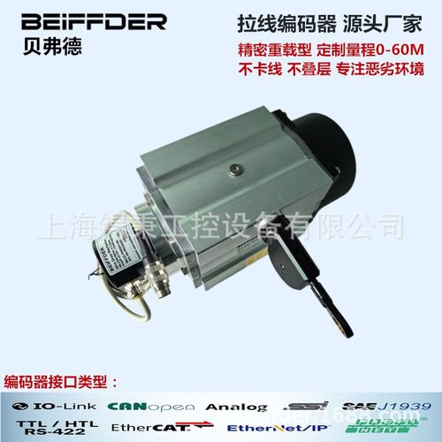 拉绳传感器 canopen总线编码器 ethercat值 ethernet/ip拉线