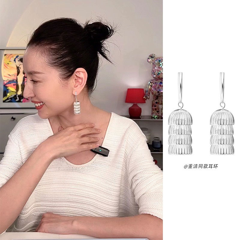 董洁同款耳环软山soft小红书耳环