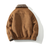 冬季男装大码皮毛一体加绒加厚外套DSD308-Z8808-P265，女装短外套，电商D308