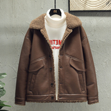 挂拍冬季男装大码皮毛一体加绒加厚外套DSD308-Z2886-P240，女装短外套，电商D308