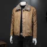 冬季男装大码皮毛一体加绒加厚外套DSD308-Z8808-P265假模，女装短外套，电商D308