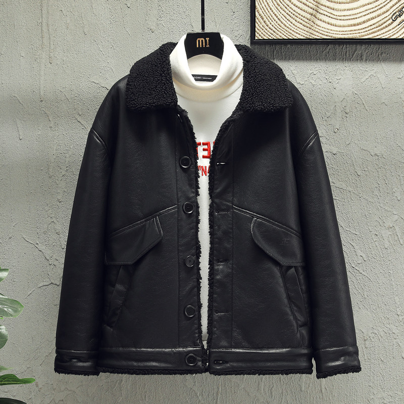 挂拍冬季男装大码皮毛一体加绒加厚外套DSD308-Z2886-P240，女装短外套，电商D308