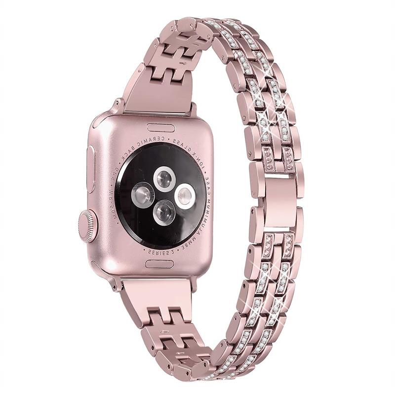 适用苹果s7/s6手表表带apple watch1/2/3/4/5/se/6/7/8代新款金属