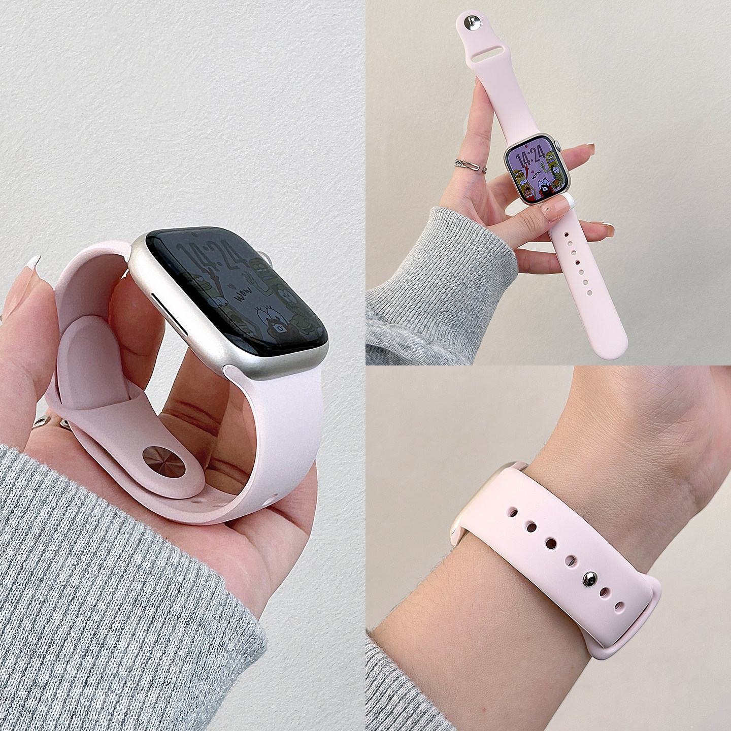 适用苹果applewatch11手表带图片