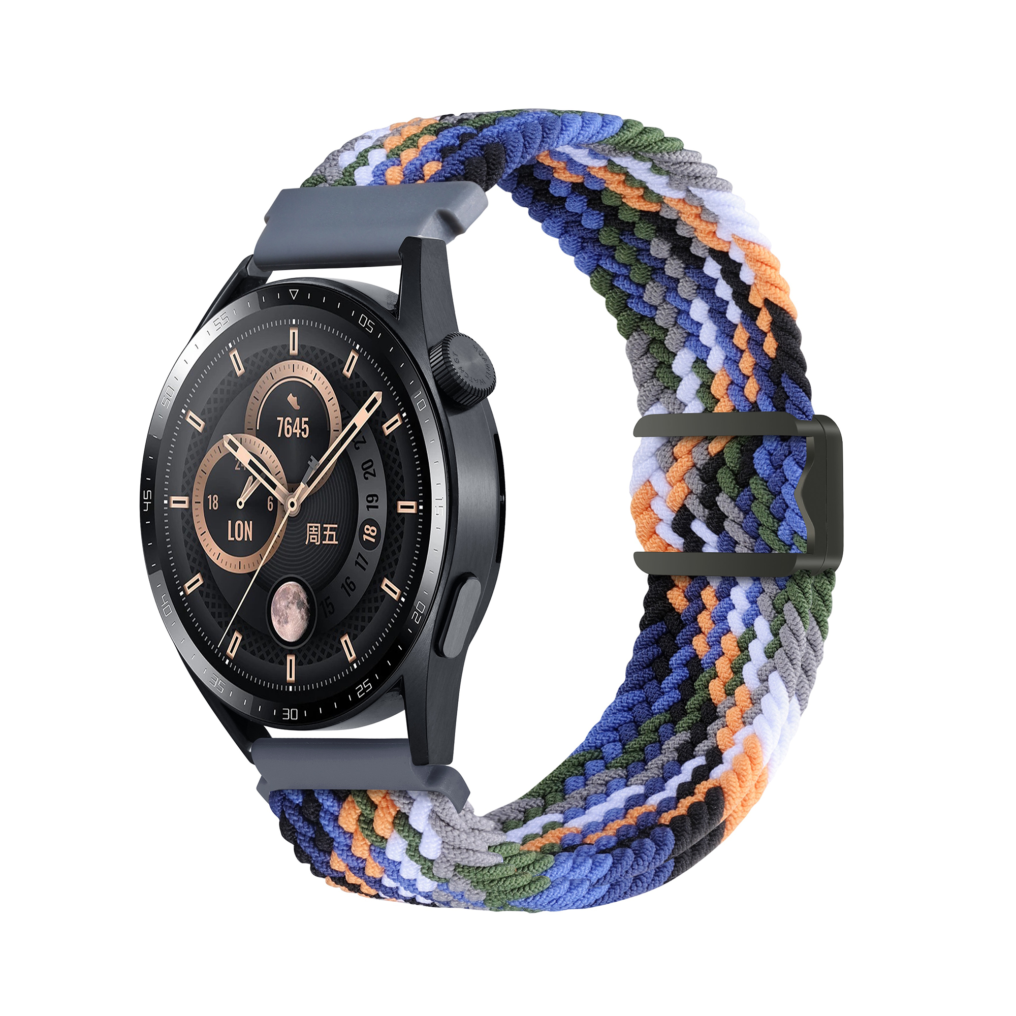 适用华为GT4/GT5表带watch5手表GT3新款gt2Pro磁吸3编织gs荣耀magic智能2Erunner保时捷华米buds小米s3替换带