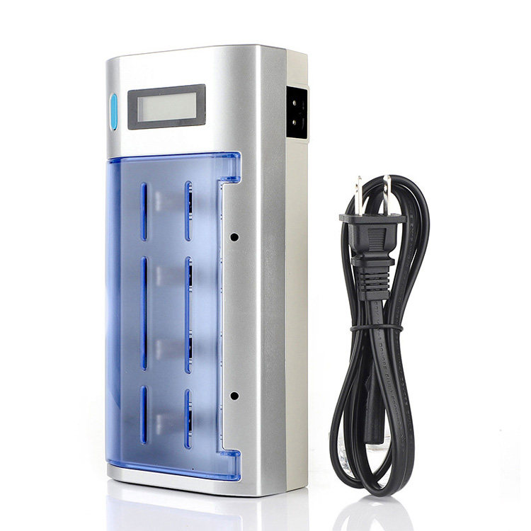 Soshine 4槽1号2号C型D型5号7号1.2v/9V镍氢镍镉电池充电器多功能