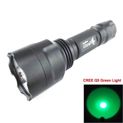 C8CREEQ5绿光LED手电