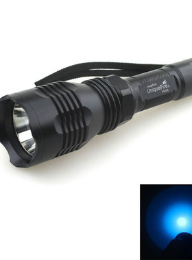 UniqueFire HS-802 CREE XR-E Q5 蓝光 单档远射 夜钓LED手电
