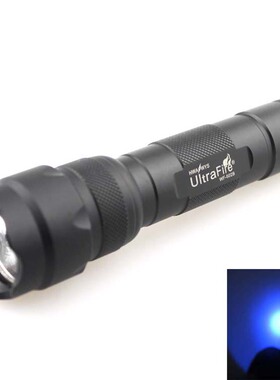 UltraFire 502B CREE 365nm UV 紫光手电筒 验钞 荧光粉检测