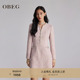 OBEG欧碧倩温柔高知穿搭法式 气质轻礼服裙10484059 连衣裙女冬季