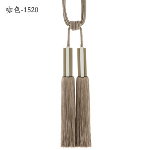 极光窗帘绑带绑绳吊穗大穗双头挂球 饰 咖啡快闪店别墅装 修农村装