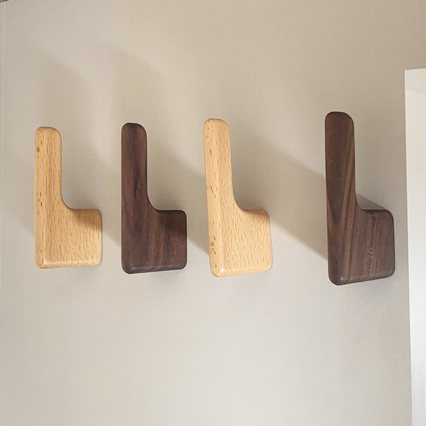 L型窗帘挂钩壁挂式收纳架