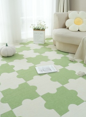 吸附式积木拼接宠物地垫无痕不留胶猫狗地毯隔凉猫抓垫自粘入户垫