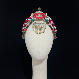 饰良人藏族舞蹈顶山次仁拉索觅光头饰艺考独舞藏族组合舞蹈头饰